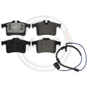 Kit de plaquettes de frein, frein à disque