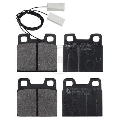 Kit de plaquettes de frein, frein à disque