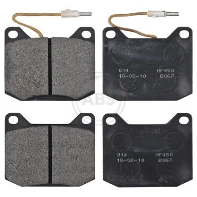 Kit de plaquettes de frein, frein à disque