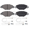 Kit de plaquettes de frein, frein à disque