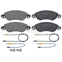 Kit de plaquettes de frein, frein à disque