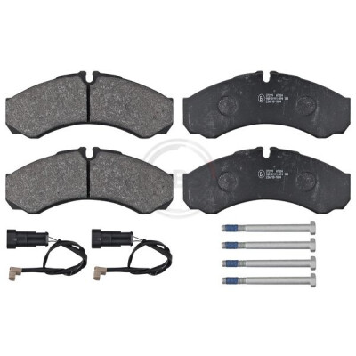 Kit de plaquettes de frein, frein à disque