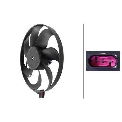 Ventilateur, refroidissement du moteur