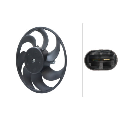 Ventilateur, refroidissement du moteur