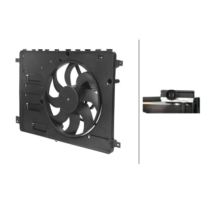 Ventilateur, refroidissement du moteur