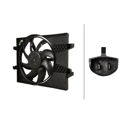 Ventilateur, refroidissement du moteur
