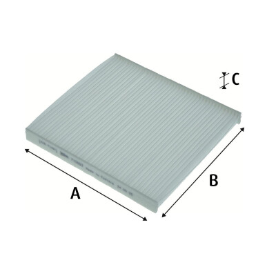 Filtre, air de l'habitacle