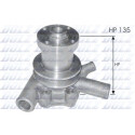Pompe à eau, refroidissement du moteur