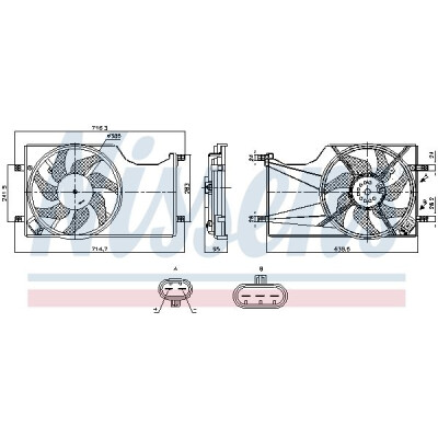 Ventilateur, refroidissement du moteur