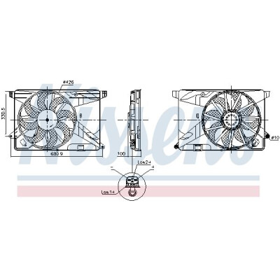 Ventilateur, refroidissement du moteur