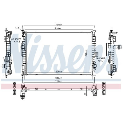 Radiateur, refroidissement du moteur