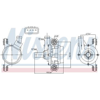 Pompe à eau, refroidissement du moteur