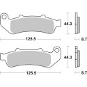 PLAQUETTES DE FREIN BREMBO 07HO39SA