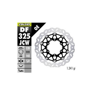 DISQUE DE FREIN DF325JCW 320x102x5