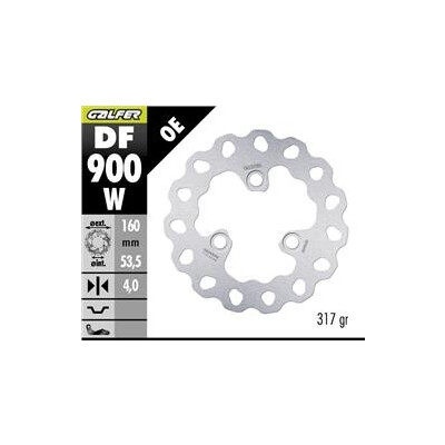 Disque de frein DF900W 190x76x4