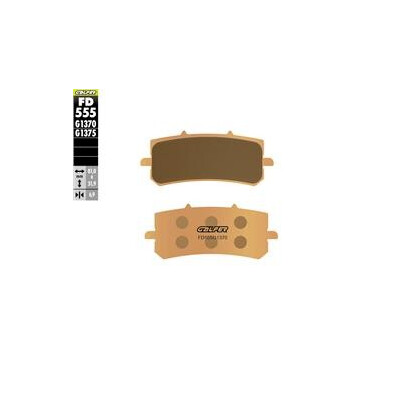 Plaquettes de frein frittées pour tourisme FD555G1370