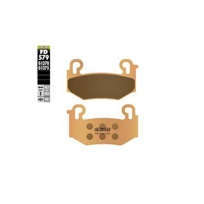 Plaquettes de frein frittées pour tourisme FD579G1370