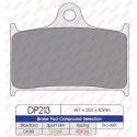 Plaquettes de frein sport frittées SDP213HH+