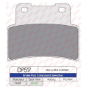 Plaquettes de frein sport frittées SDP517HH+