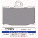 Plaquettes de frein sport frittées SDP993HH+