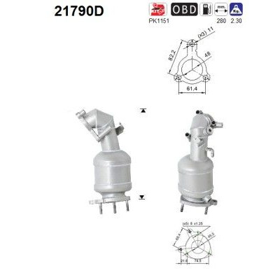 Catalyseur 21790D AS