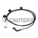 Contact d'avertissement, usure des plaquettes de frein 755096 CAUTEX/FACET