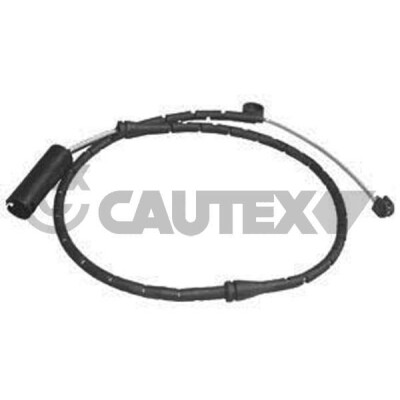 Contact d'avertissement, usure des plaquettes de frein 755112 CAUTEX/FACET