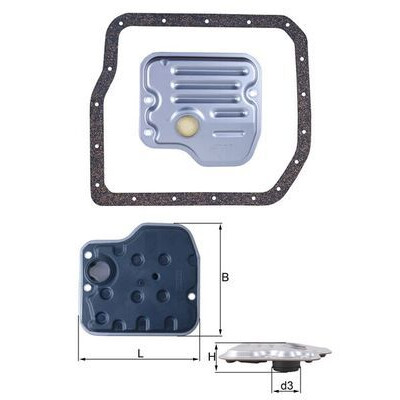 Filtre hydraulique, boîte automatique HX237D NAGARES