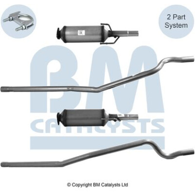 Filtre à particules / à suie, échappement BM11019 BM CATALYSTS