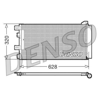 Condenseur, climatisation DCN05101 DENSO