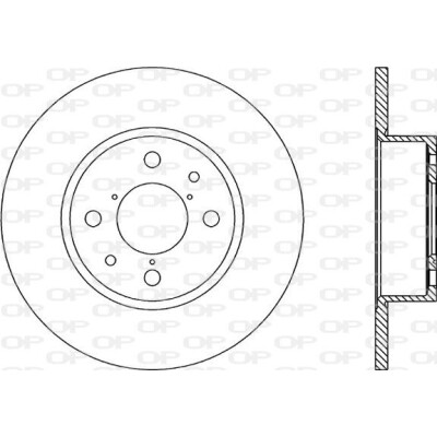 Disque de frein BDA113710 OPEN PARTS