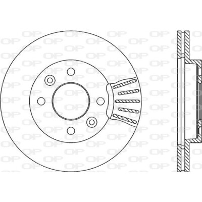 Disque de frein BDA145020 OPEN PARTS