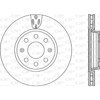 Disque de frein BDA225820 OPEN PARTS