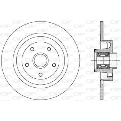 Disque de frein BDA250730 OPEN PARTS