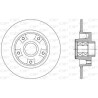 Disque de frein BDA251230 OPEN PARTS