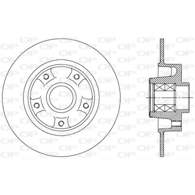 Disque de frein BDA251230 OPEN PARTS