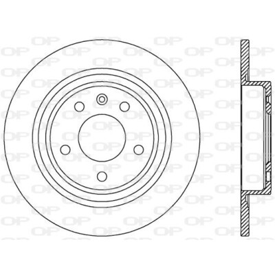 Disque de frein BDA253810 OPEN PARTS