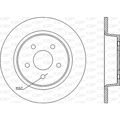 Disque de frein BDA263510 OPEN PARTS