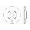 Disque de frein BDA265720 OPEN PARTS
