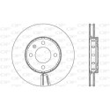 Disque de frein BDA266320 OPEN PARTS