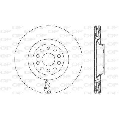 Disque de frein BDA266520 OPEN PARTS