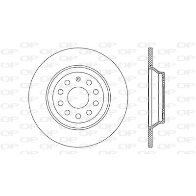 Disque de frein BDA272110 OPEN PARTS