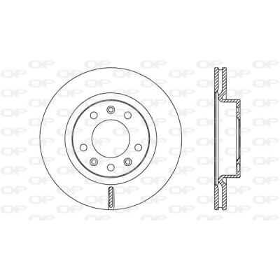 Disque de frein BDA272420 OPEN PARTS