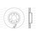 Disque de frein BDA272520 OPEN PARTS