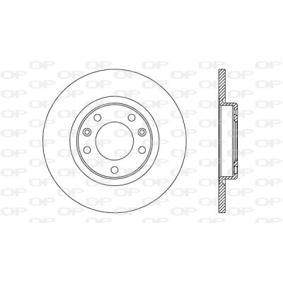 Disque de frein BDA274310 OPEN PARTS