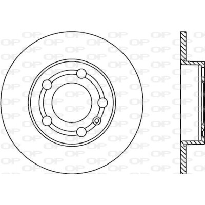 Disque de frein BDR166810 OPEN PARTS