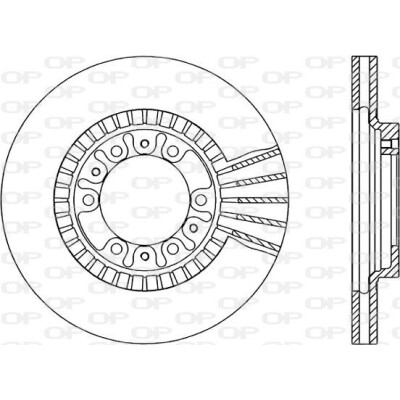 Disque de frein BDR178820 OPEN PARTS