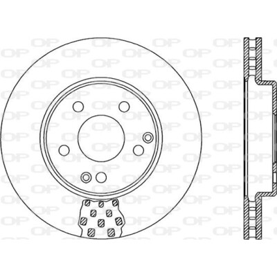 Disque de frein BDR191620 OPEN PARTS