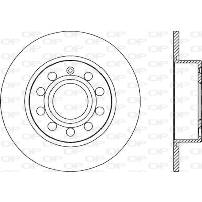 Disque de frein BDR202810 OPEN PARTS