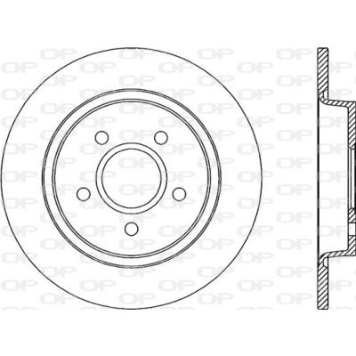 Disque de frein BDR203010 OPEN PARTS
